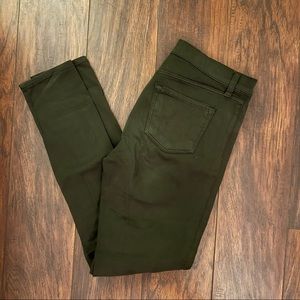 J Brand skinny olive jeans, 27